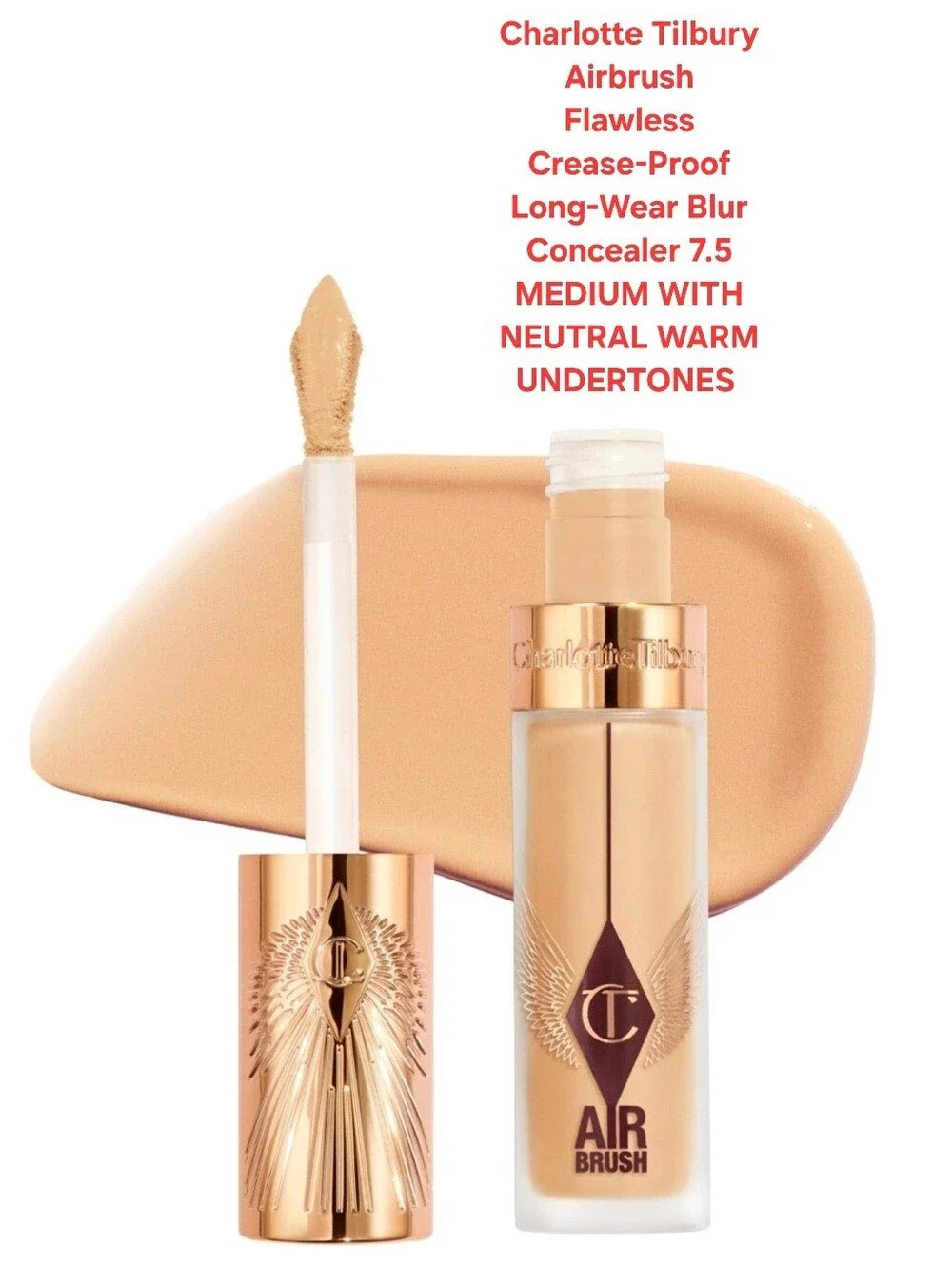 Charlotte Tilbury Airbrush Flawless Crease-Proof Long-Wear Blur Concealer 7.5.